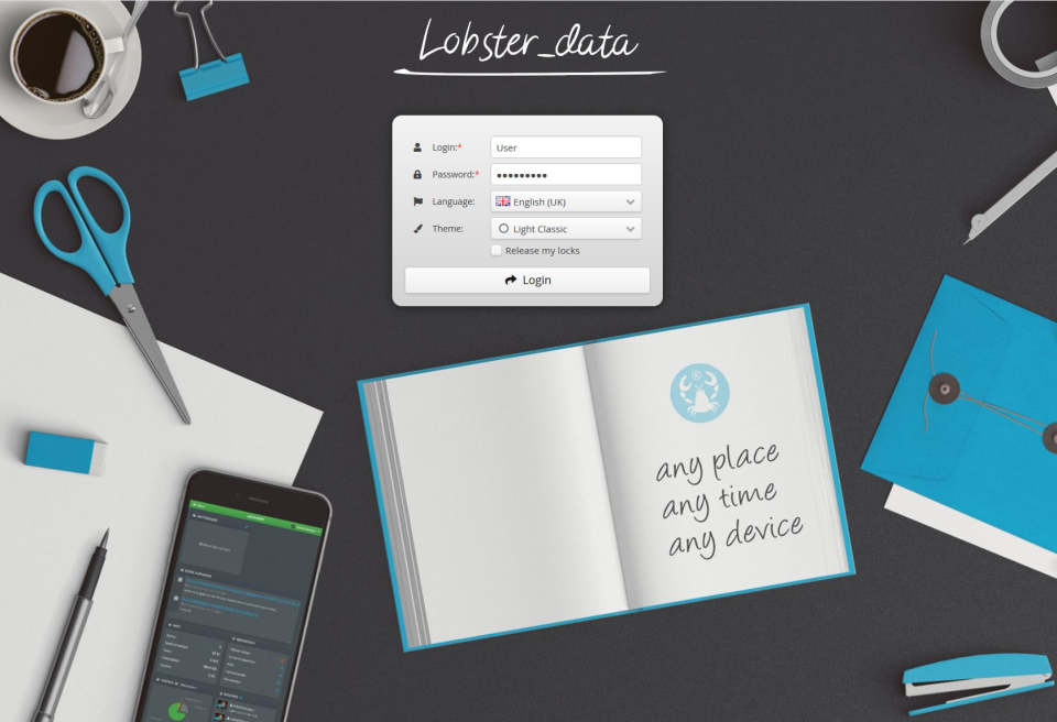 screenshot of Lobster Data World